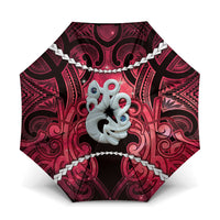Maori Matariki Manaia Whero Umbrella Maori Kowhaiwhai Pattern Galaxy