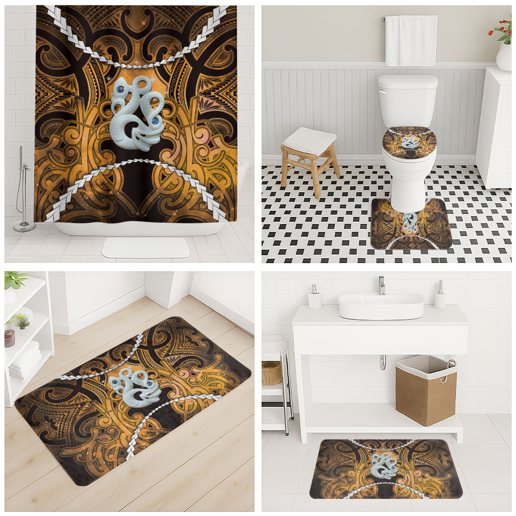 Maori Matariki Manaia Kowhai Bathroom Set Maori Kowhaiwhai Pattern Galaxy