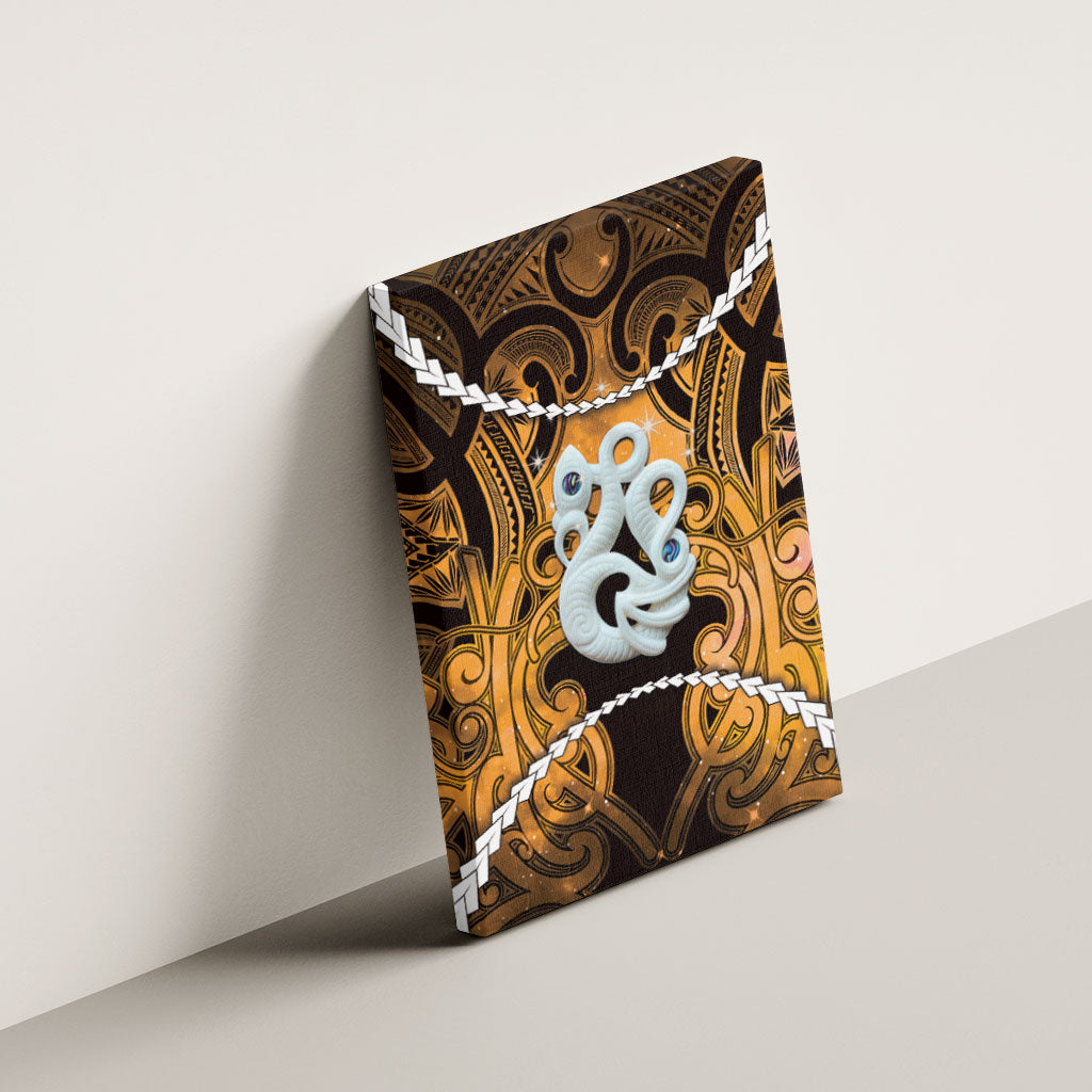 Maori Matariki Manaia Kowhai Canvas Wall Art Maori Kowhaiwhai Pattern Galaxy