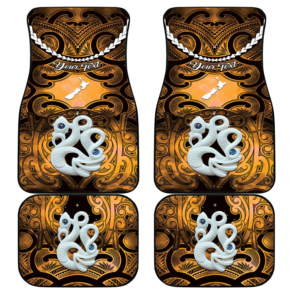 Personalised Maori Matariki Manaia Kowhai Car Mats Maori Kowhaiwhai Pattern Galaxy