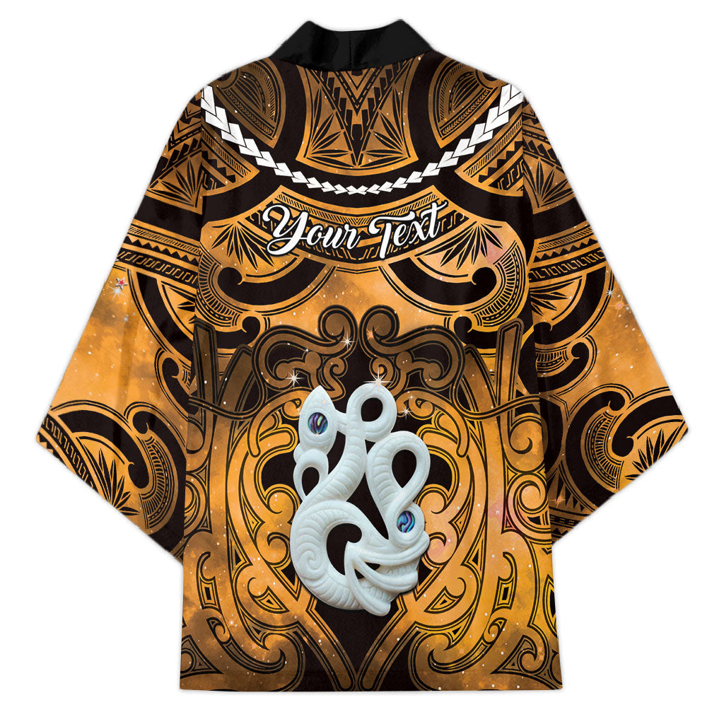 Personalised Maori Matariki Manaia Kowhai Kimono Maori Kowhaiwhai Pattern Galaxy