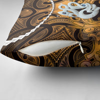 Maori Matariki Manaia Kowhai Pillow Cover Maori Kowhaiwhai Pattern Galaxy