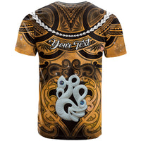 Personalised Maori Matariki Manaia Kowhai T Shirt Maori Kowhaiwhai Pattern Galaxy