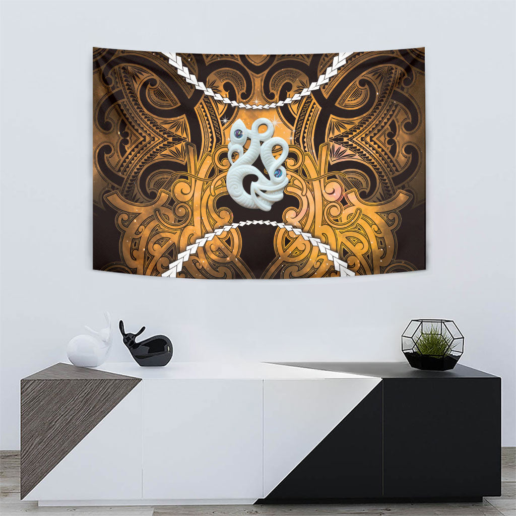 Maori Matariki Manaia Kowhai Tapestry Maori Kowhaiwhai Pattern Galaxy