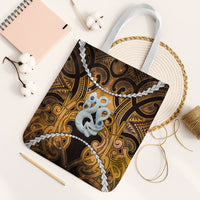 Maori Matariki Manaia Kowhai Tote Bag Maori Kowhaiwhai Pattern Galaxy