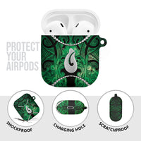 Maori Matariki Hei Matau Kakariki AirPods Case Maori Kowhaiwhai Pattern Galaxy