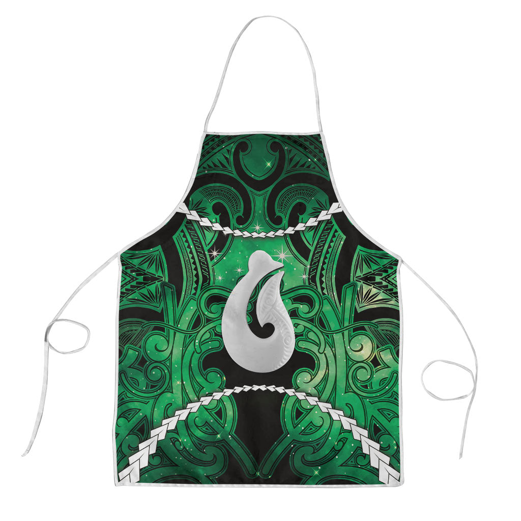 Maori Matariki Hei Matau Kakariki Apron Maori Kowhaiwhai Pattern Galaxy