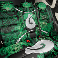 Maori Matariki Hei Matau Kakariki Back Car Seat Cover Maori Kowhaiwhai Pattern Galaxy