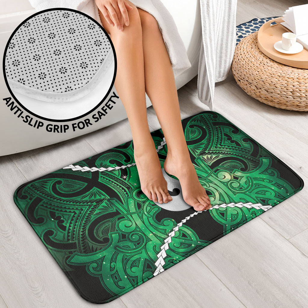 Maori Matariki Hei Matau Kakariki Bathroom Set Maori Kowhaiwhai Pattern Galaxy