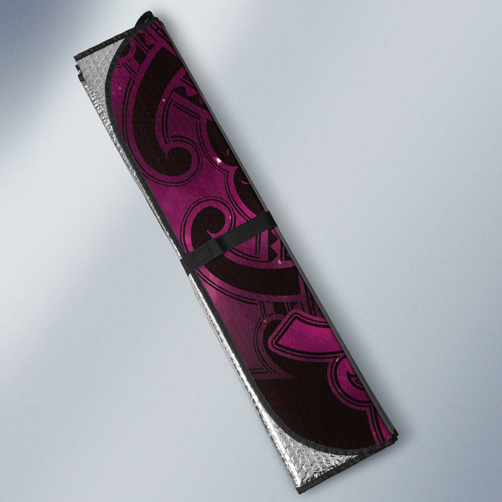 Maori Matariki Hei Matau Mawhero Auto Sun Shade Maori Kowhaiwhai Pattern Galaxy