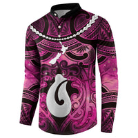 Personalised Maori Matariki Hei Matau Mawhero Button Sweatshirt Maori Kowhaiwhai Pattern Galaxy