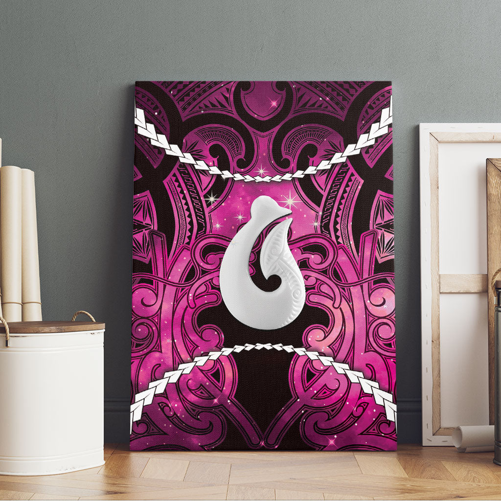 Maori Matariki Hei Matau Mawhero Canvas Wall Art Maori Kowhaiwhai Pattern Galaxy