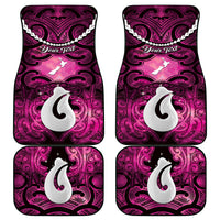 Personalised Maori Matariki Hei Matau Mawhero Car Mats Maori Kowhaiwhai Pattern Galaxy