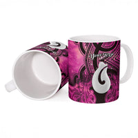 Personalised Maori Matariki Hei Matau Mawhero Ceramic Mug Maori Kowhaiwhai Pattern Galaxy