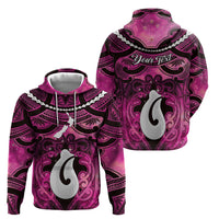 Personalised Maori Matariki Hei Matau Mawhero Hoodie Maori Kowhaiwhai Pattern Galaxy