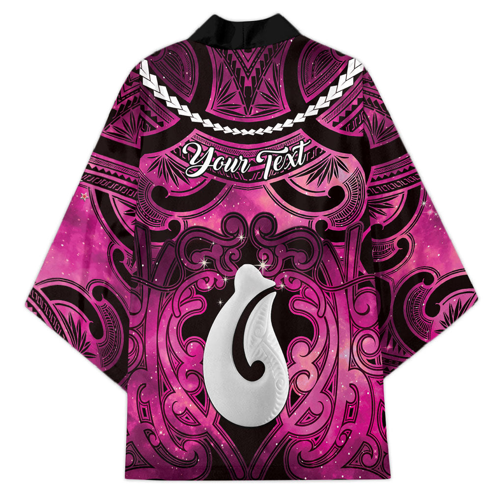 Personalised Maori Matariki Hei Matau Mawhero Kimono Maori Kowhaiwhai Pattern Galaxy