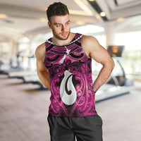 Personalised Maori Matariki Hei Matau Mawhero Men Tank Top Maori Kowhaiwhai Pattern Galaxy