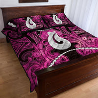 Maori Matariki Hei Matau Mawhero Quilt Bed Set Maori Kowhaiwhai Pattern Galaxy