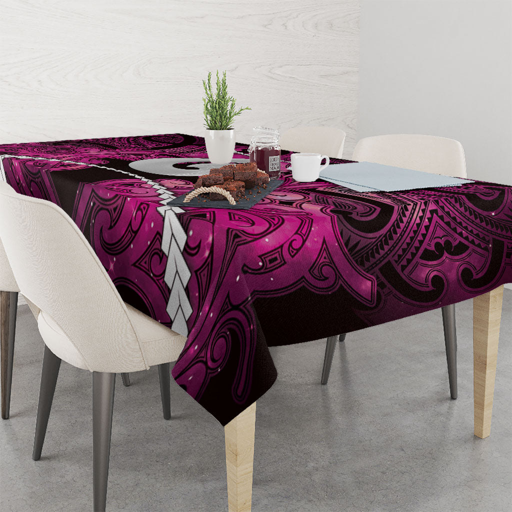 Maori Matariki Hei Matau Mawhero Tablecloth Maori Kowhaiwhai Pattern Galaxy
