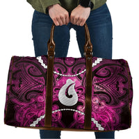 Maori Matariki Hei Matau Mawhero Travel Bag Maori Kowhaiwhai Pattern Galaxy