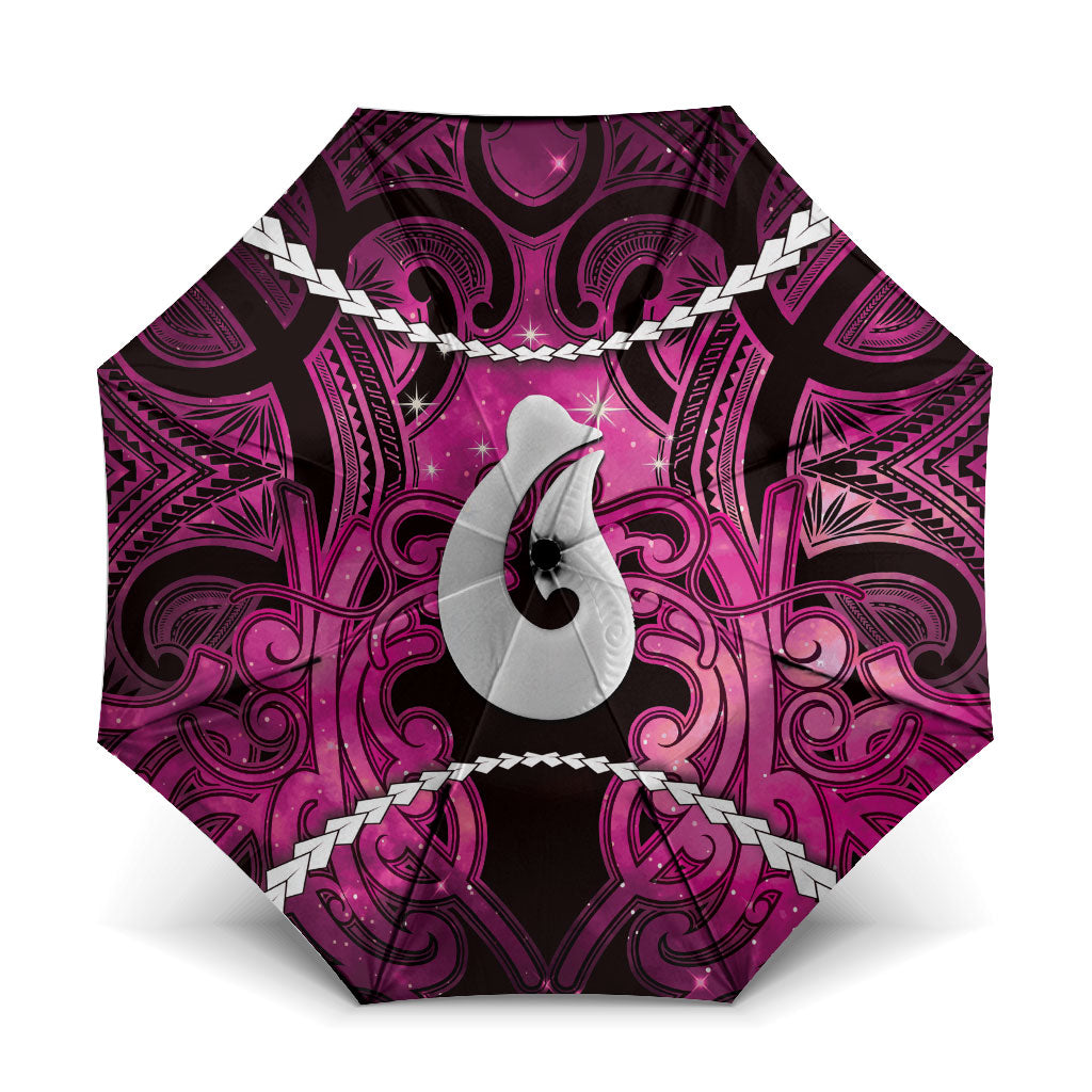 Maori Matariki Hei Matau Mawhero Umbrella Maori Kowhaiwhai Pattern Galaxy