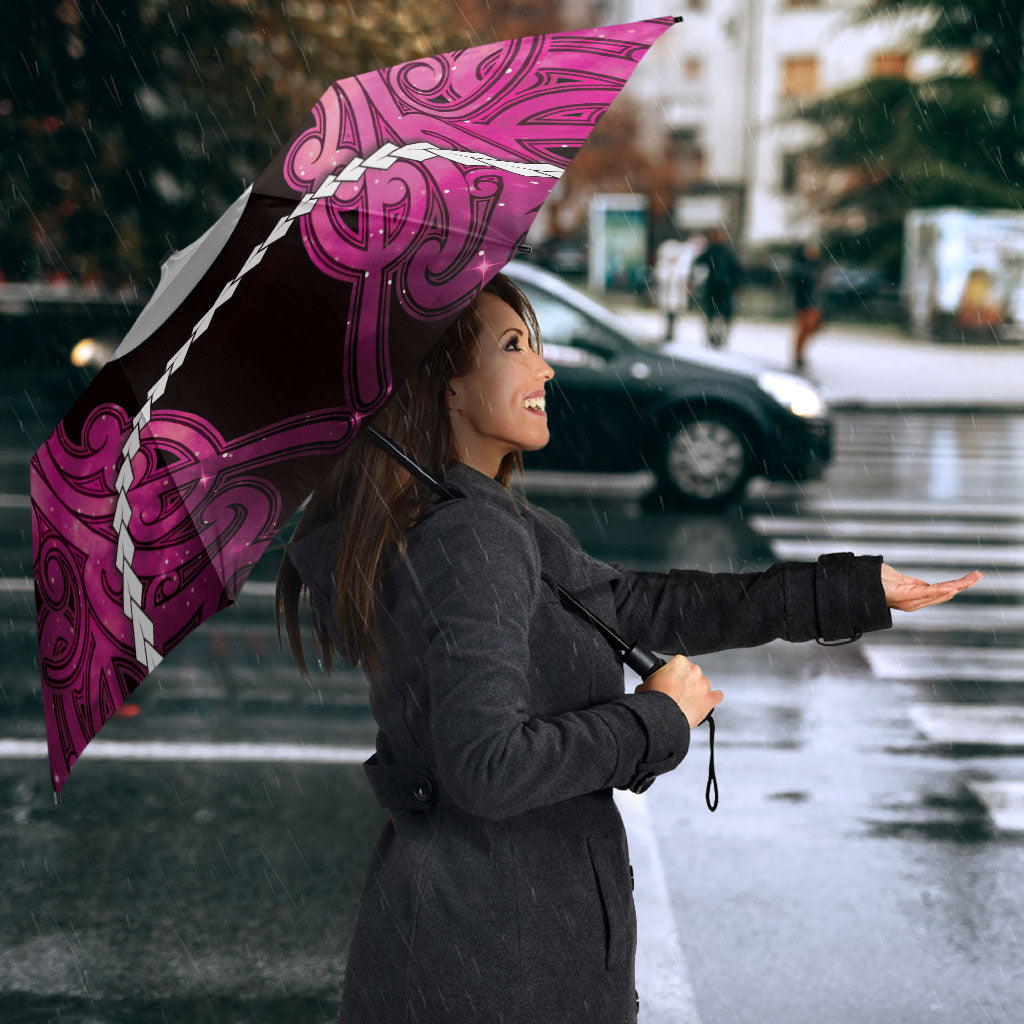 Maori Matariki Hei Matau Mawhero Umbrella Maori Kowhaiwhai Pattern Galaxy