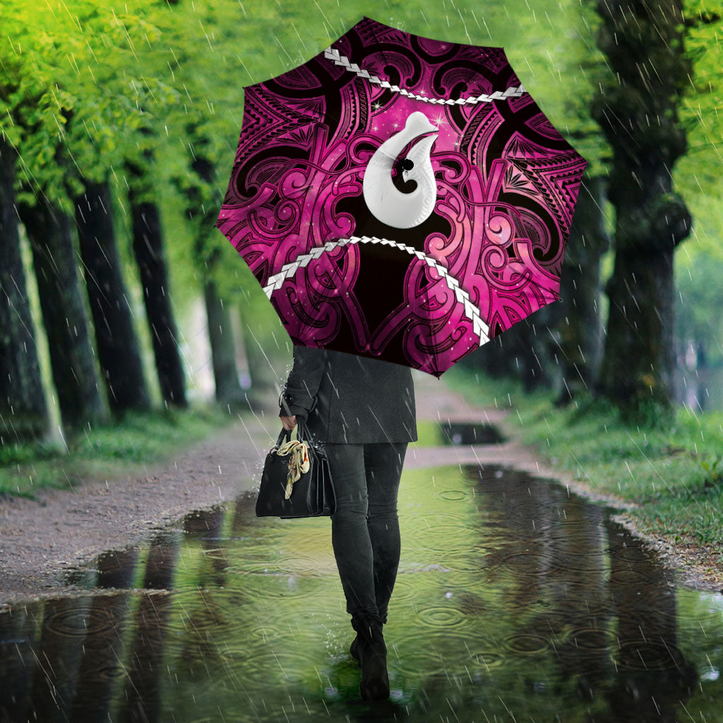 Maori Matariki Hei Matau Mawhero Umbrella Maori Kowhaiwhai Pattern Galaxy
