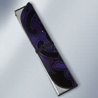 Maori Matariki Hei Matau Waiporoporo Auto Sun Shade Maori Kowhaiwhai Pattern Galaxy