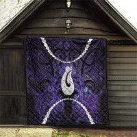 Maori Matariki Hei Matau Waiporoporo Quilt Maori Kowhaiwhai Pattern Galaxy