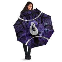 Maori Matariki Hei Matau Waiporoporo Umbrella Maori Kowhaiwhai Pattern Galaxy