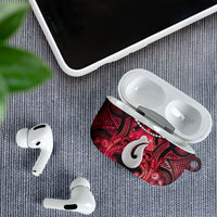 Maori Matariki Hei Matau Whero AirPods Case Maori Kowhaiwhai Pattern Galaxy