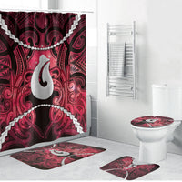 Maori Matariki Hei Matau Whero Bathroom Set Maori Kowhaiwhai Pattern Galaxy