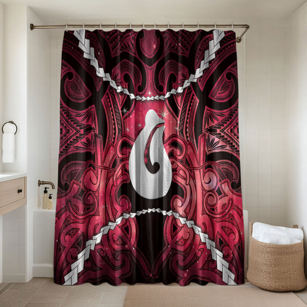 Maori Matariki Hei Matau Whero Bathroom Set Maori Kowhaiwhai Pattern Galaxy