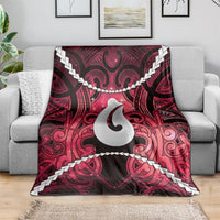 Maori Matariki Hei Matau Whero Blanket Maori Kowhaiwhai Pattern Galaxy