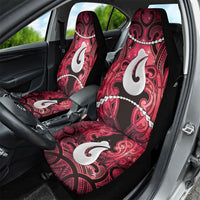 Maori Matariki Hei Matau Whero Car Seat Cover Maori Kowhaiwhai Pattern Galaxy