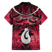 Personalised Maori Matariki Hei Matau Whero Family Matching Puletasi and Hawaiian Shirt Maori Kowhaiwhai Pattern Galaxy LT01 - Polynesian Pride