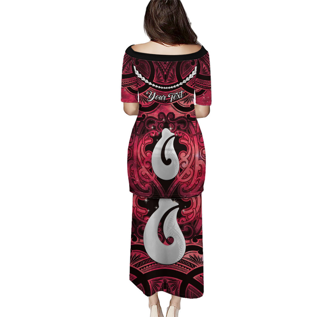 Personalised Maori Matariki Hei Matau Whero Puletasi Maori Kowhaiwhai Pattern Galaxy
