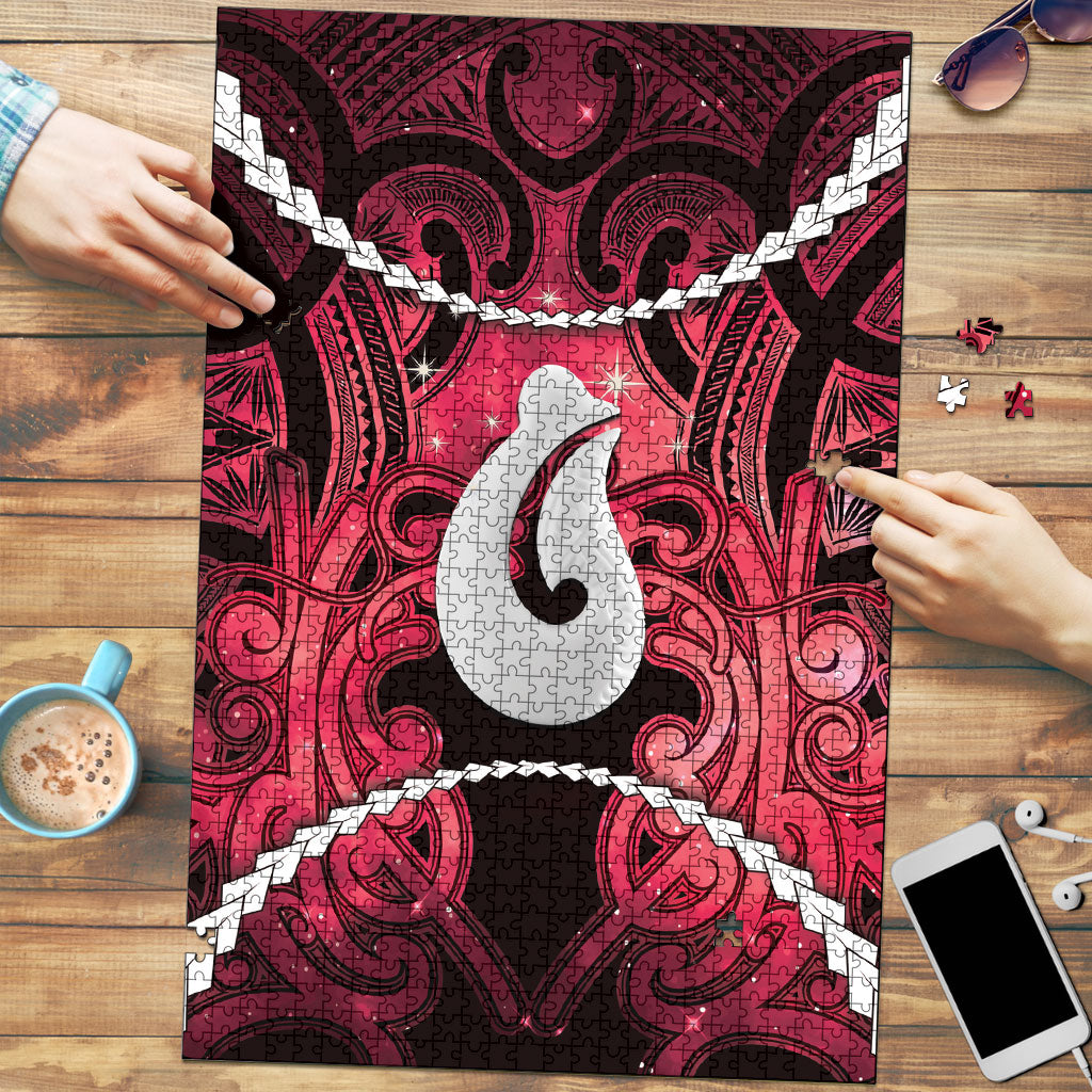 Maori Matariki Hei Matau Whero Puzzle Maori Kowhaiwhai Pattern Galaxy