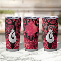 Personalised Maori Matariki Hei Matau Whero Tumbler Cup Maori Kowhaiwhai Pattern Galaxy