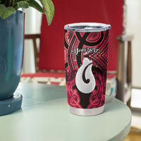 Personalised Maori Matariki Hei Matau Whero Tumbler Cup Maori Kowhaiwhai Pattern Galaxy