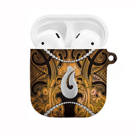 Maori Matariki Hei Matau Kowhai AirPods Case Maori Kowhaiwhai Pattern Galaxy