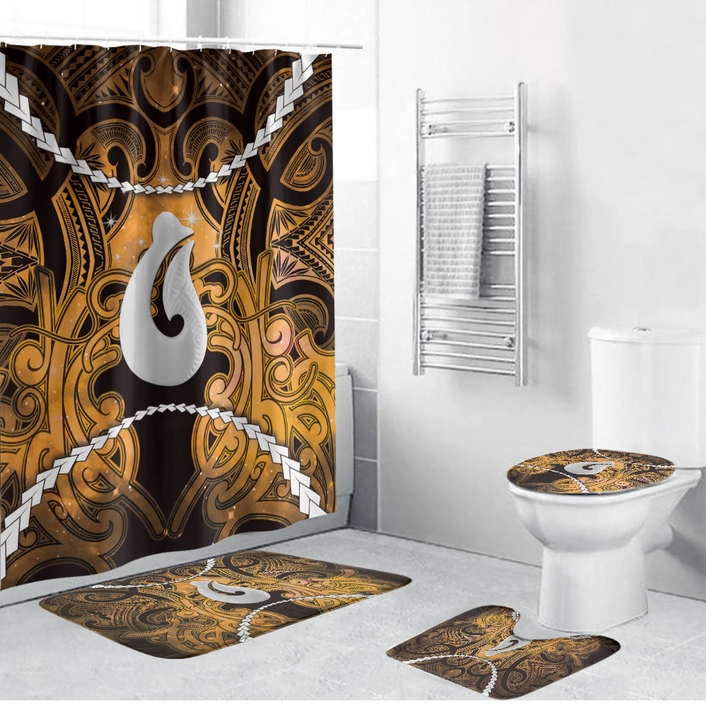 Maori Matariki Hei Matau Kowhai Bathroom Set Maori Kowhaiwhai Pattern Galaxy