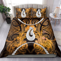 Maori Matariki Hei Matau Kowhai Bedding Set Maori Kowhaiwhai Pattern Galaxy