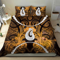Maori Matariki Hei Matau Kowhai Bedding Set Maori Kowhaiwhai Pattern Galaxy