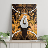 Maori Matariki Hei Matau Kowhai Canvas Wall Art Maori Kowhaiwhai Pattern Galaxy
