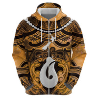 Personalised Maori Matariki Hei Matau Kowhai Hoodie Maori Kowhaiwhai Pattern Galaxy