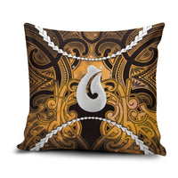 Maori Matariki Hei Matau Kowhai Pillow Cover Maori Kowhaiwhai Pattern Galaxy