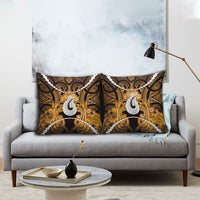 Maori Matariki Hei Matau Kowhai Pillow Cover Maori Kowhaiwhai Pattern Galaxy