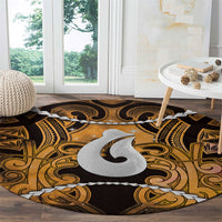Maori Matariki Hei Matau Kowhai Round Carpet Maori Kowhaiwhai Pattern Galaxy