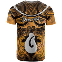 Personalised Maori Matariki Hei Matau Kowhai T Shirt Maori Kowhaiwhai Pattern Galaxy